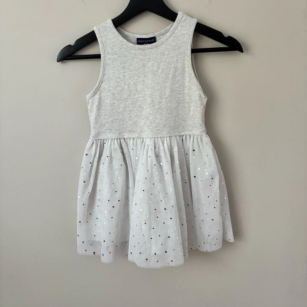 Andy & Evan Comfy Cat Set Sleeveless Dress Girl’s 5